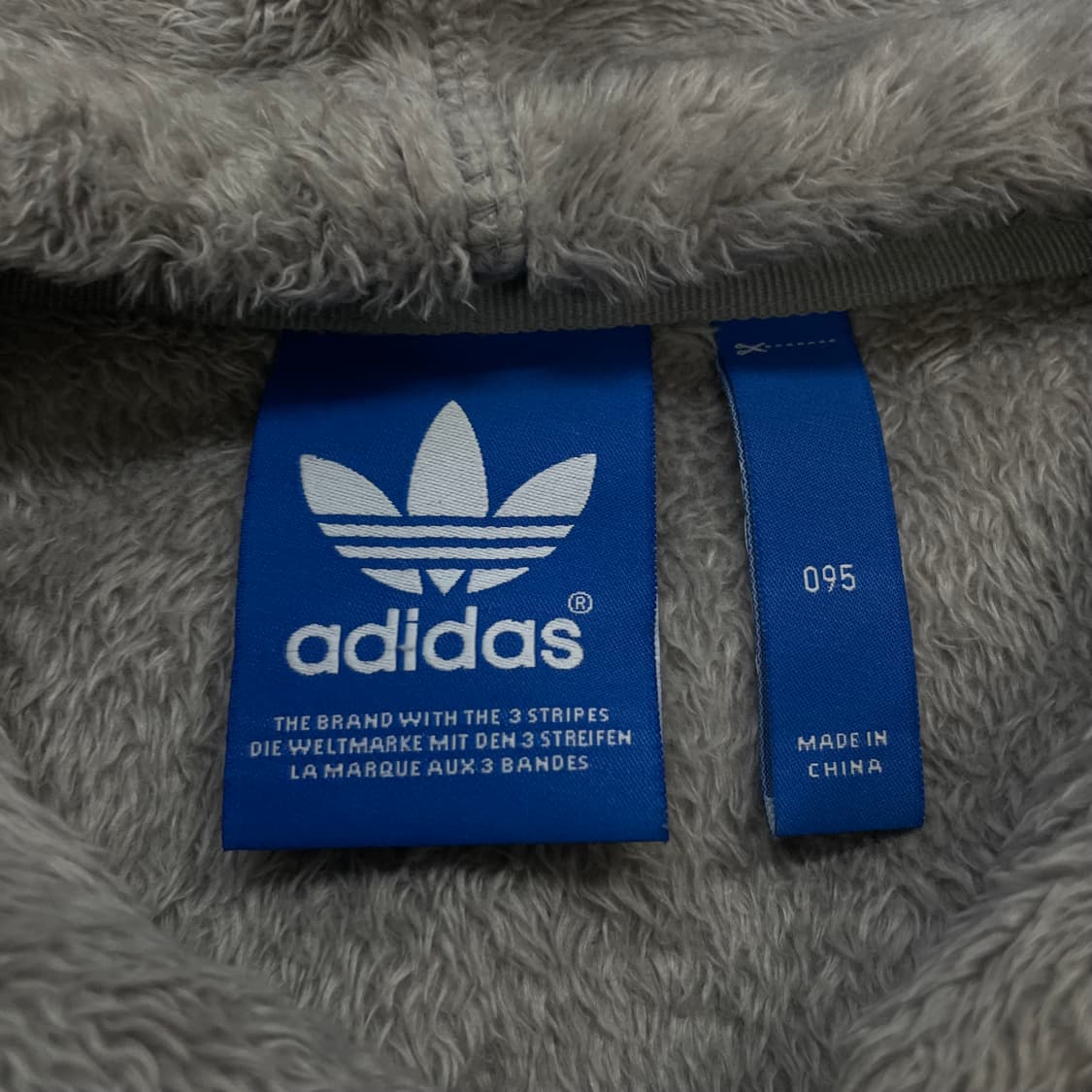 아디다스 파이어버드 쉐르파 후드집업 그레이 상품이미지6