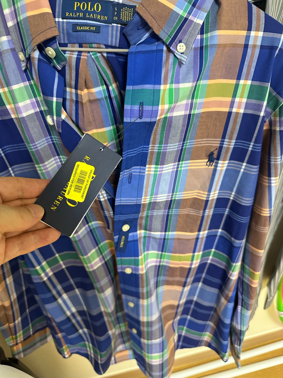 폴로 랄프로렌 체크 셔츠 상품이미지2