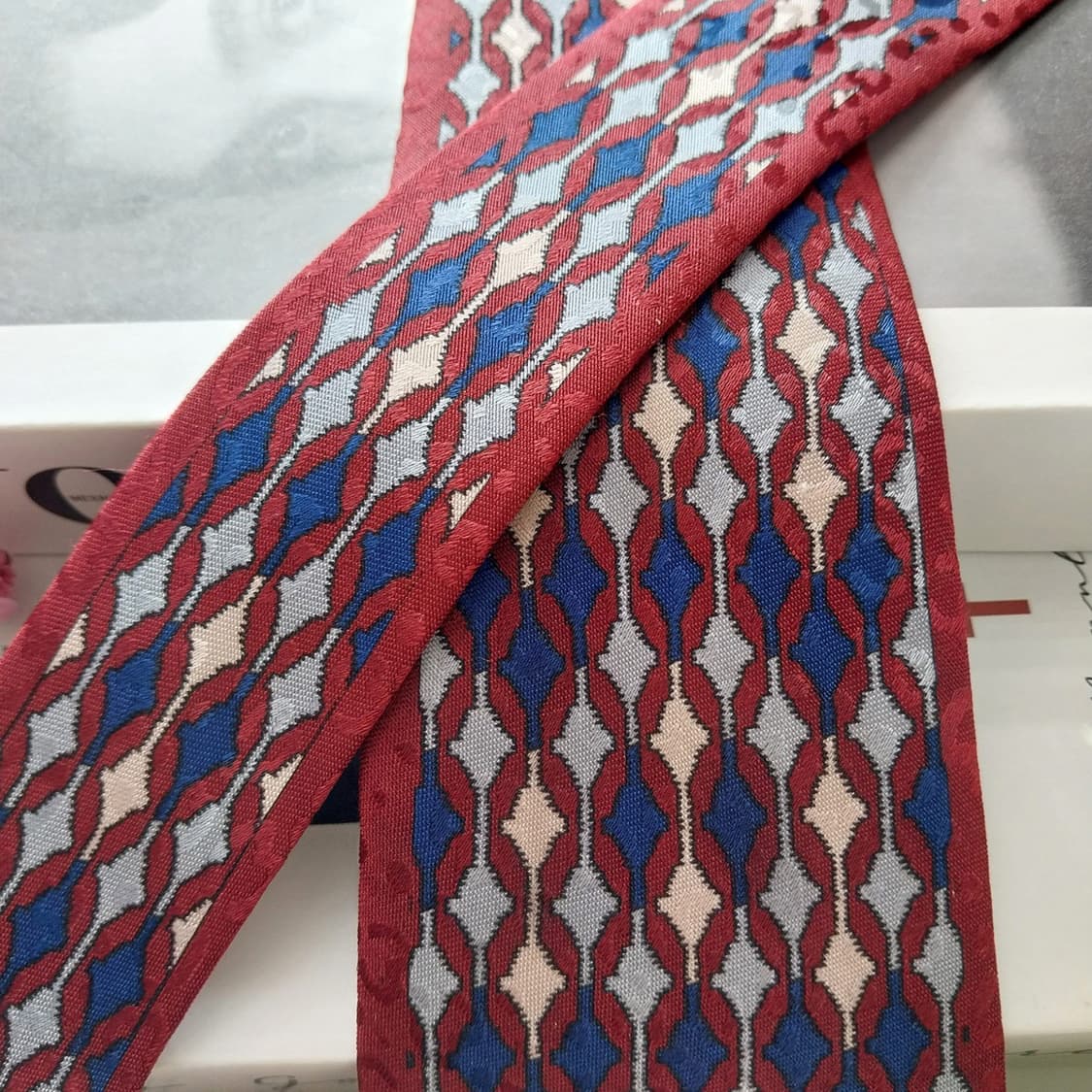 밀라숀 와인 컬러 실크 넥타이 A+등급 K2183
 상품이미지4