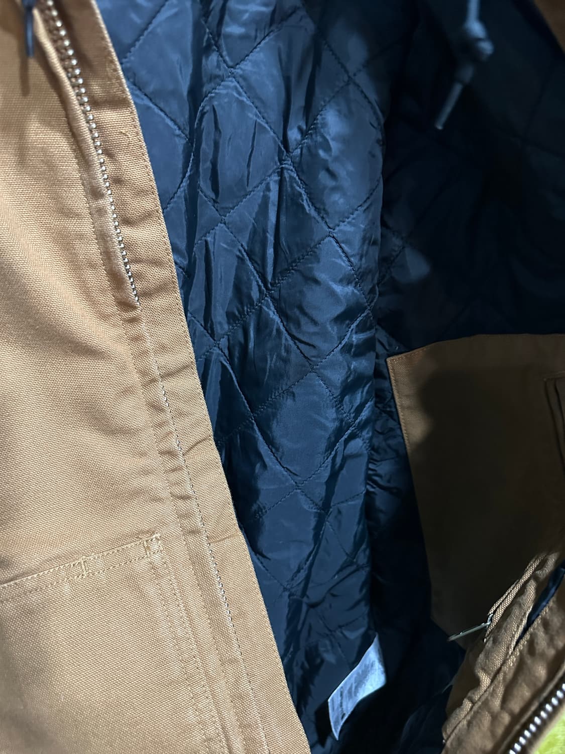 칼하트 덕액티브 자켓 된장M 상품이미지5