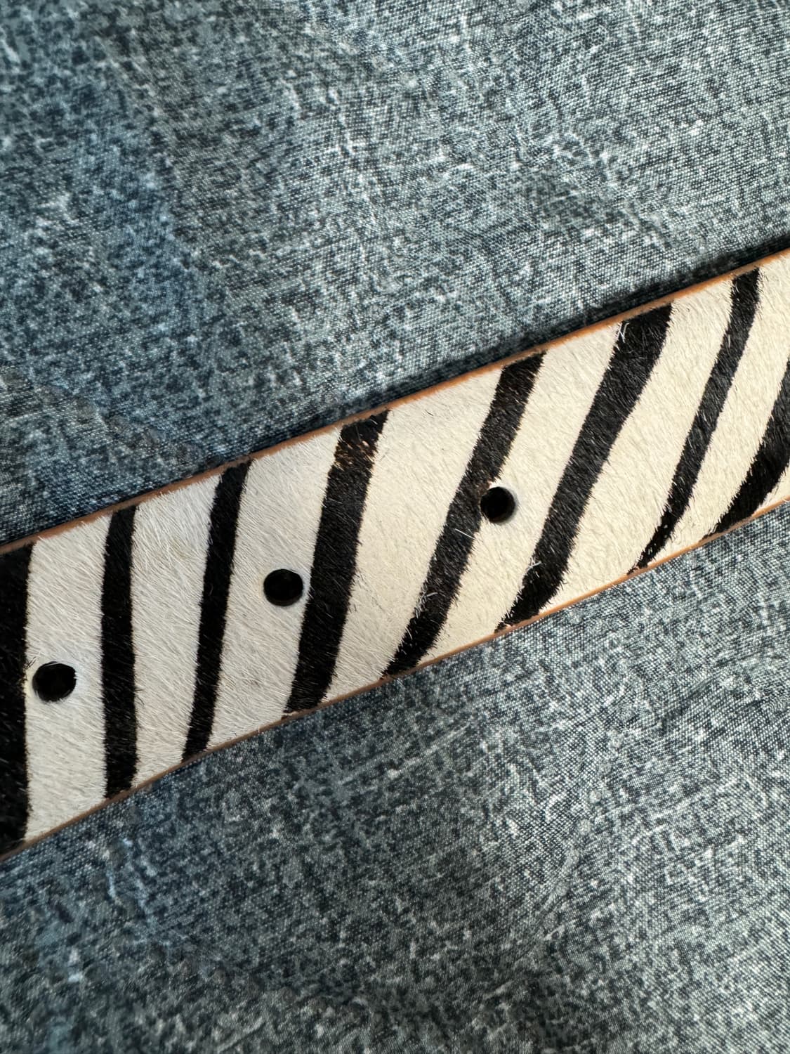 (S/M)스투시 밤부 버클 지브라 벨트 상품이미지3