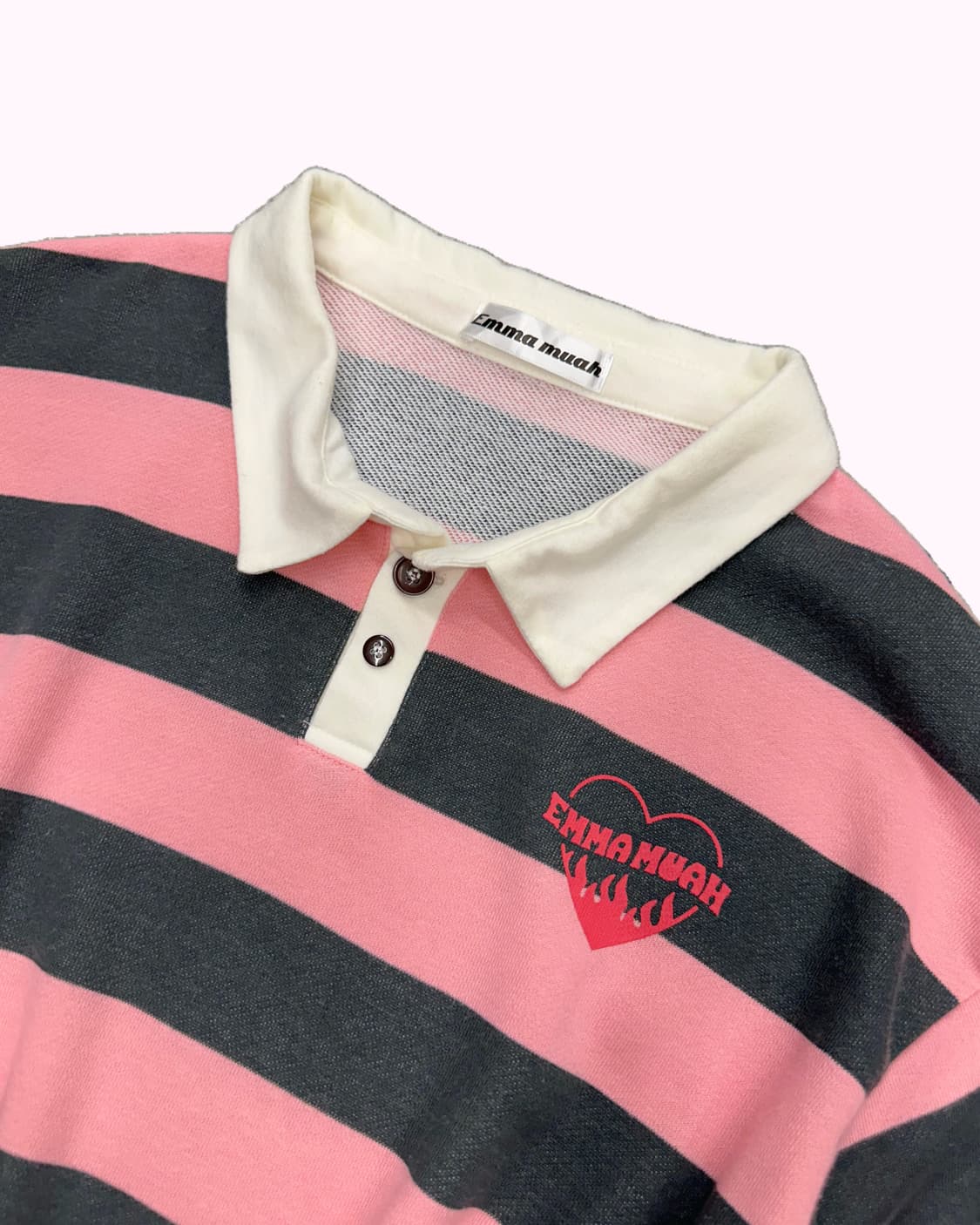 pink stripe logo pk T 상품이미지2