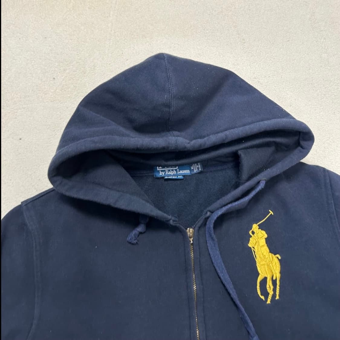 Polo Big Pony Navy Hood Zip-up 상품이미지5