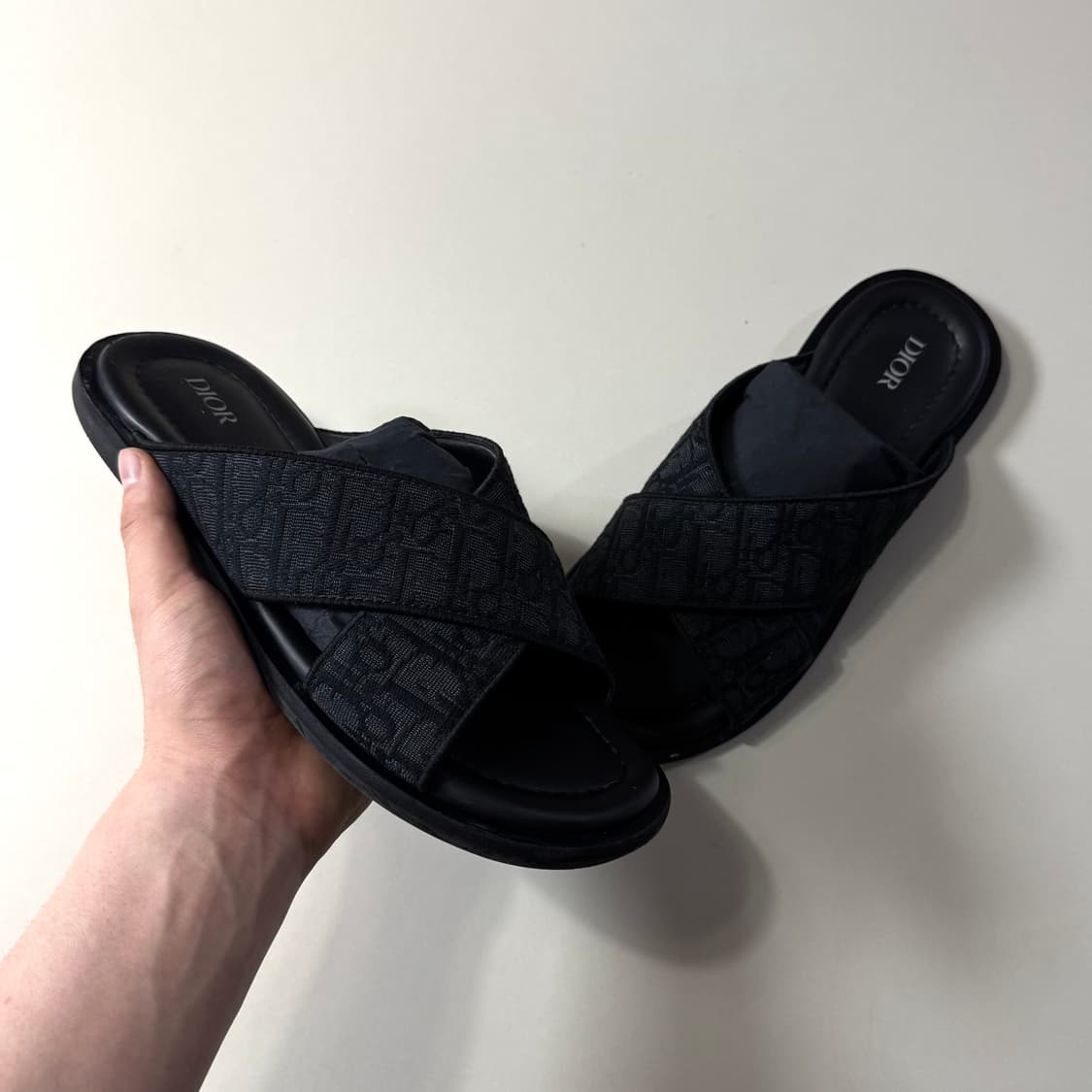 [백화점판/당일출고]디올 오블리크 알리아스 슬리퍼 상품이미지4