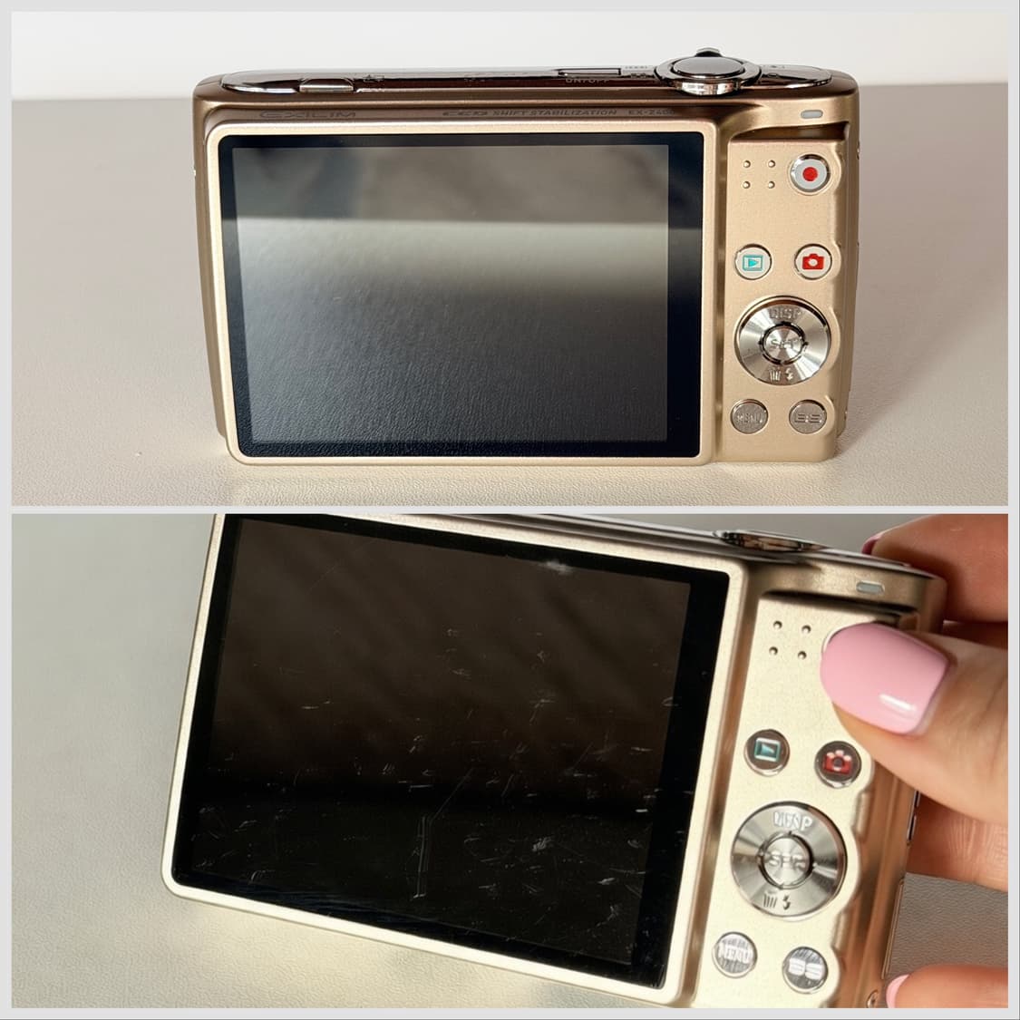 ✨태연 픽 풀박 풀셋 ✨카시오 엑슬림 EX-Z400 골드 빈티지디카 상품이미지8