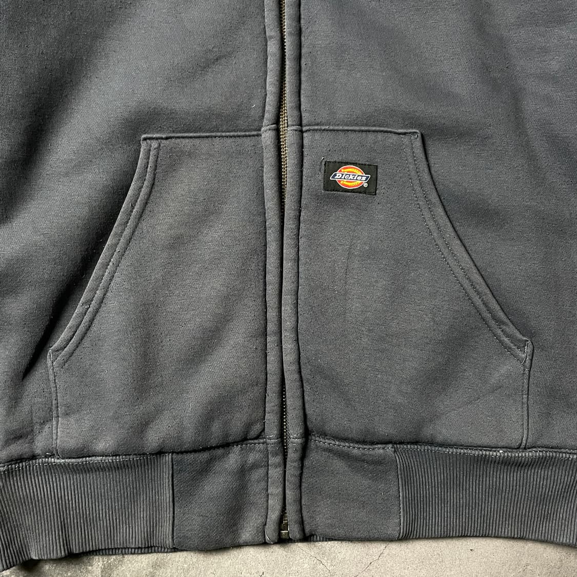 DICKIES 디키즈 빈티지 블루 셰르파 후드 집업 A00823 상품이미지4