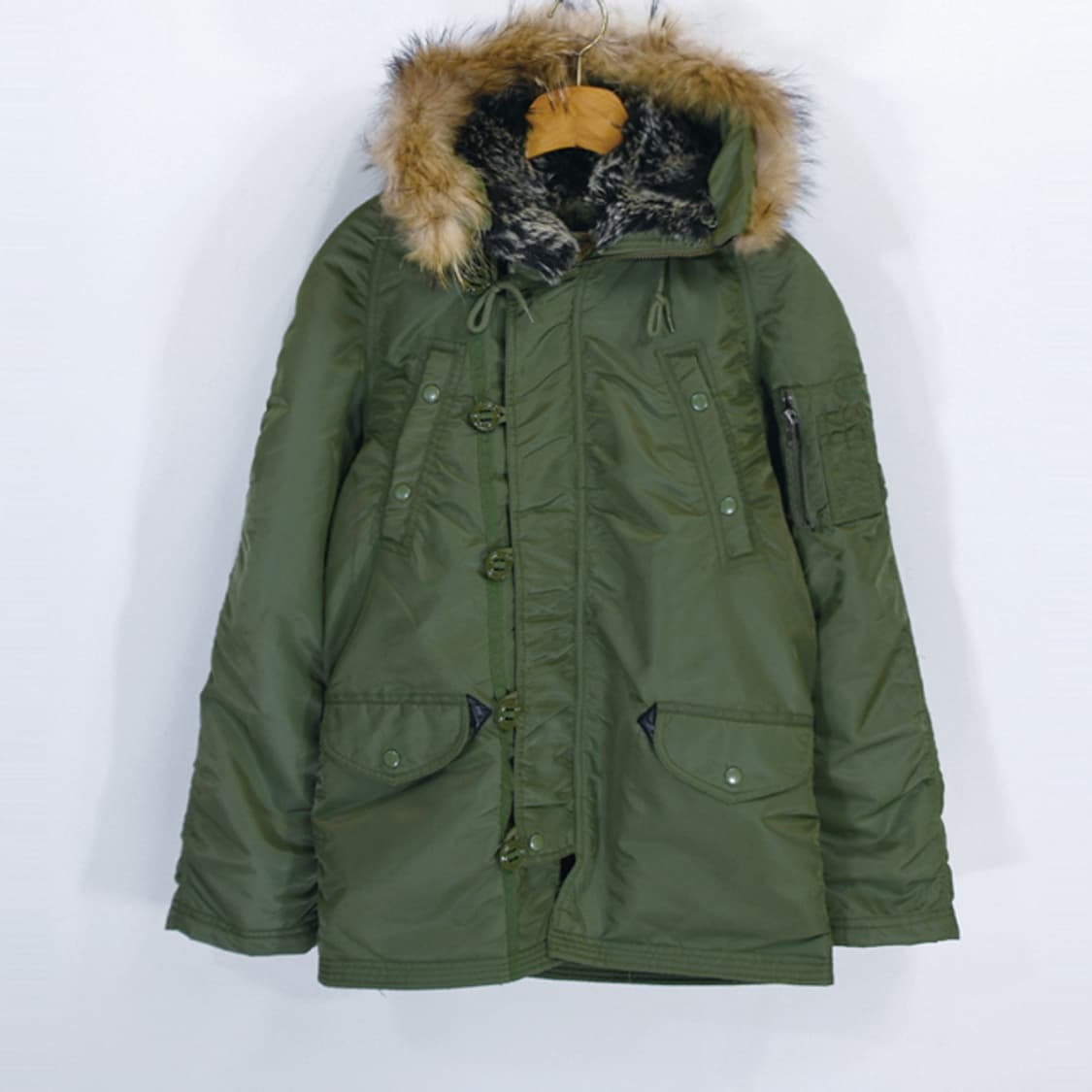 BACK NUMBER 밀리터리M-65파카 상품이미지1