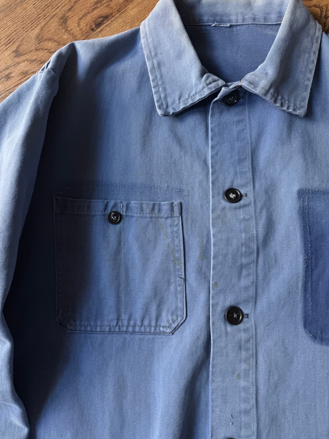 [L]90's 빈티지 하드 페이딩 프렌치 워크자켓 상품이미지3