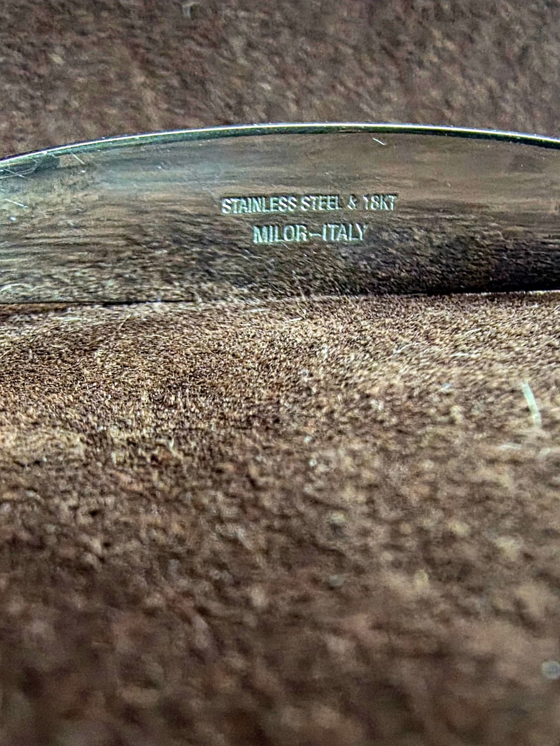 MILOR ITALY 빈티지18k 카메오포인트 뱅글팔찌  상품이미지4