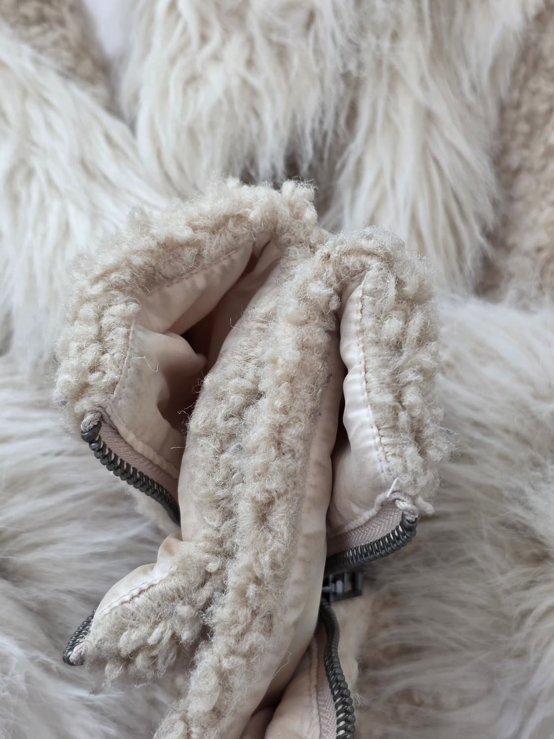 AX 아르마니 익스체인지 퍼 자켓 빈티지 상품이미지6