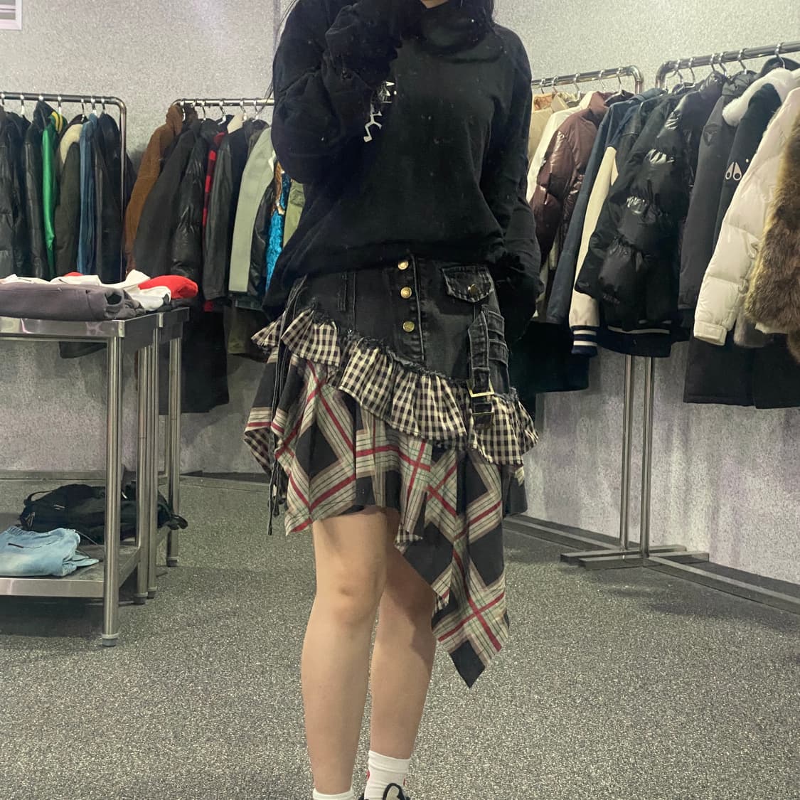 빈티지 y2k 데님 스커트 B3199 상품이미지1