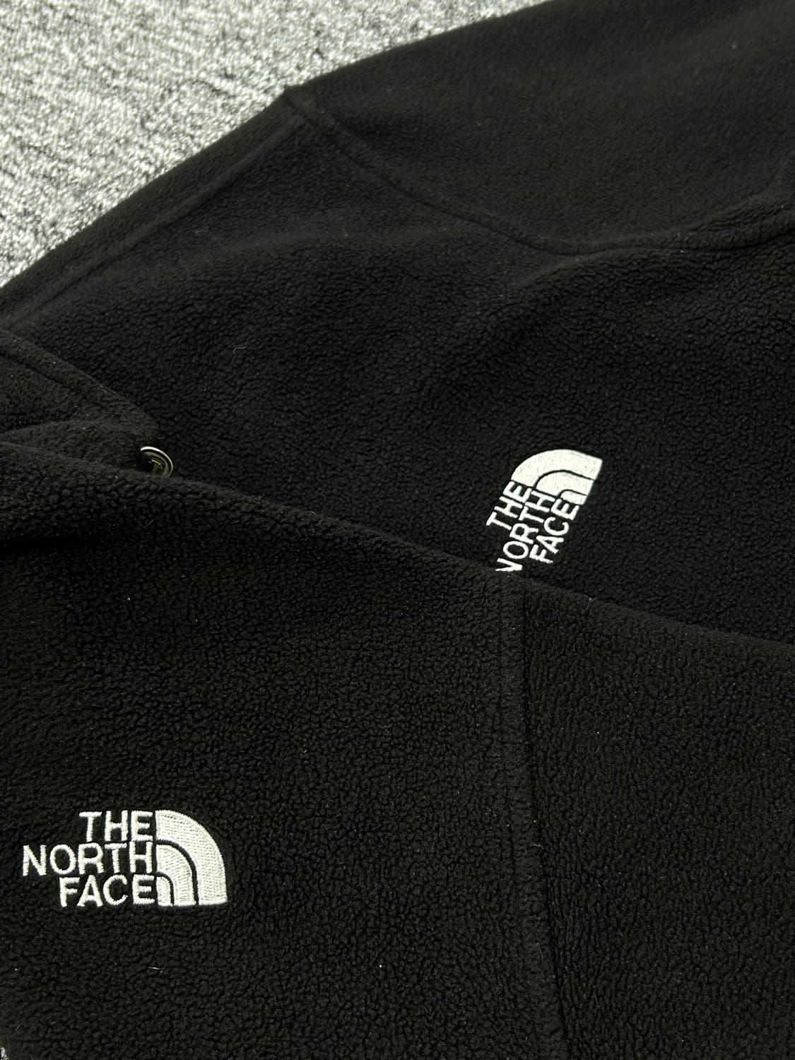 노스페이스 블랙 플리스 집업 M  상품이미지4
