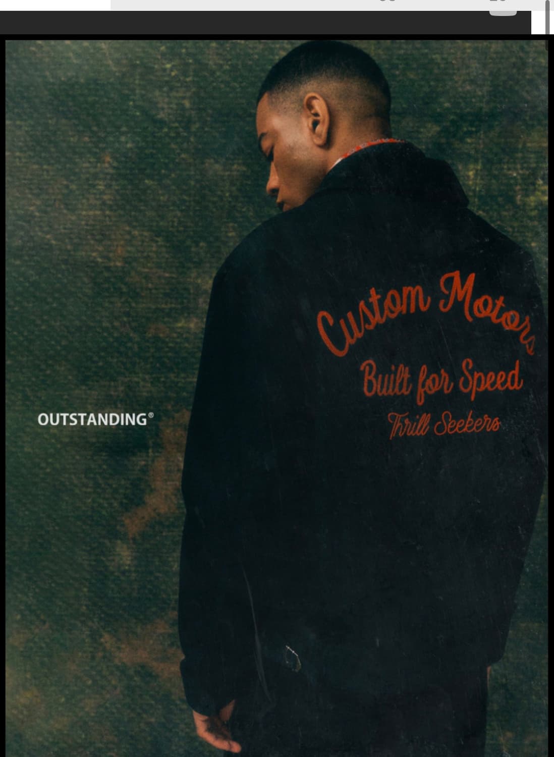 아웃스탠딩 - 드리즐러 자켓 블랙 M사이즈 상품이미지1