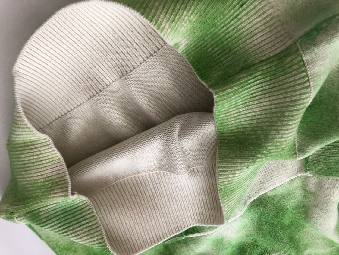 갈리아노 페인트가공 후드 풀오버 니트 상품이미지5