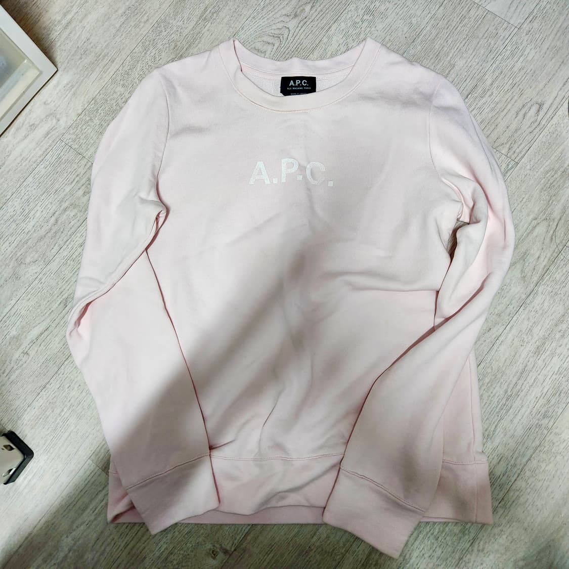 A.P.C. 아페쎄 핑크 맨투맨 긴팔티셔츠 상품이미지4