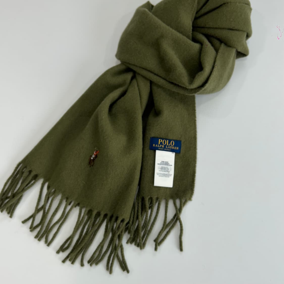 Polo 폴로 멀티포니 카키 목도리 상품이미지4