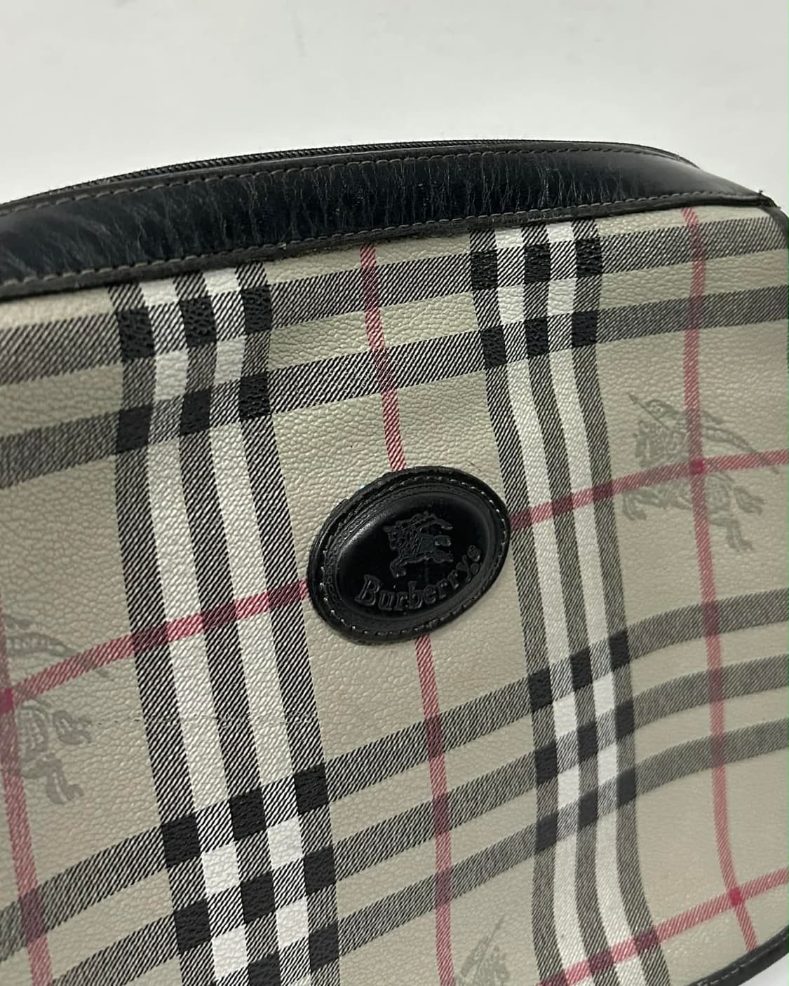 버버리 빈티지 그레이 노바체크 플랩 크로스백 상품이미지3