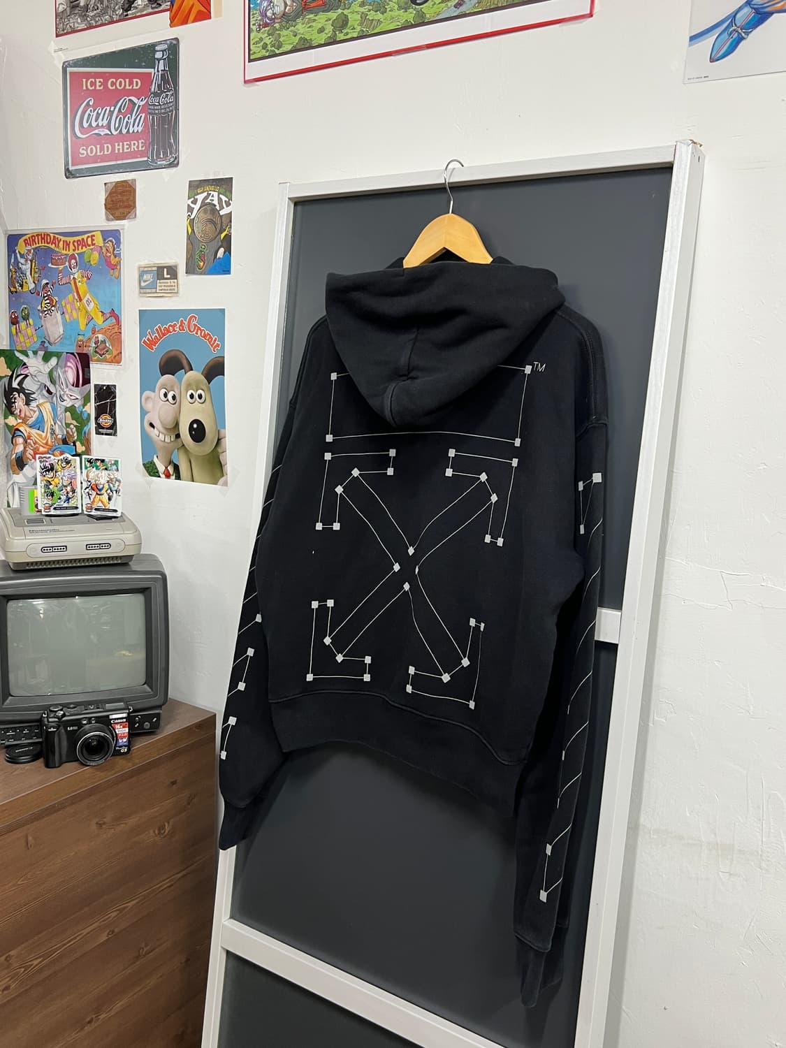 20fw OFF white 오프화이트 백본 애로우 백로고 풀오버 후드티 상품이미지10