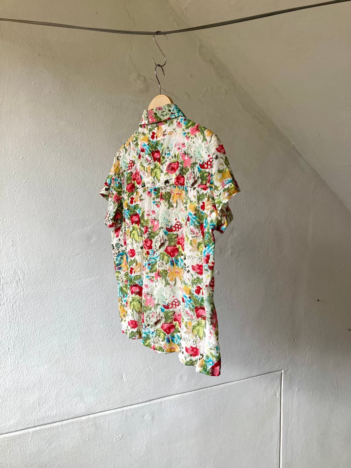 플로럴 웨스턴 거즈 코튼 셔츠 상품이미지7