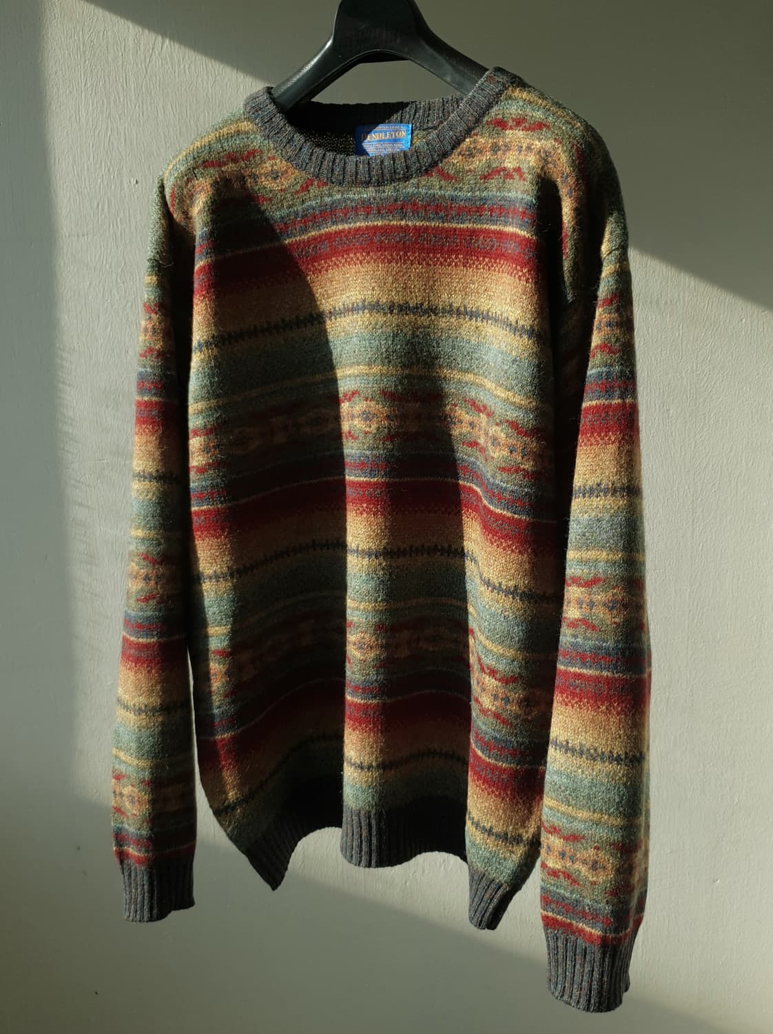 90s PENDLETON virginwool sweater 상품이미지6