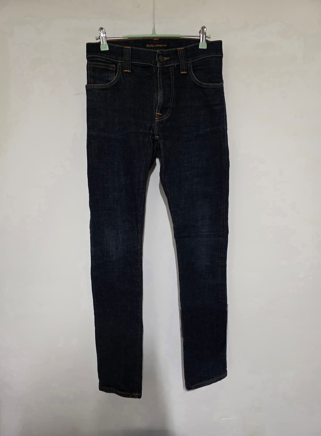 누디진 딥블루  워싱데님 팬츠w30 L32 100%오가닉코튼 상품이미지2