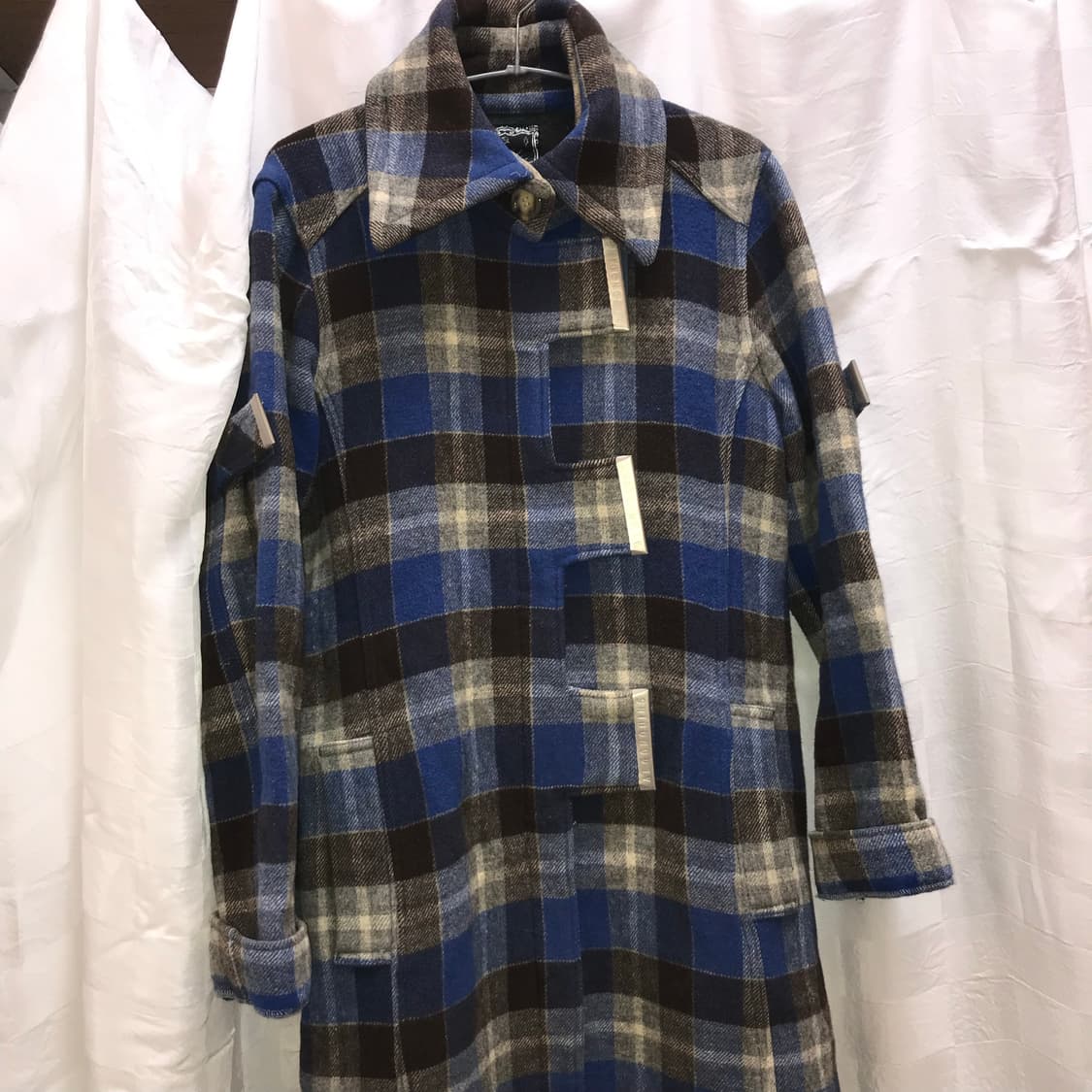 Algon Quinz 알곤퀸즈 갸루 펑크 울혼방 코트 상품이미지4