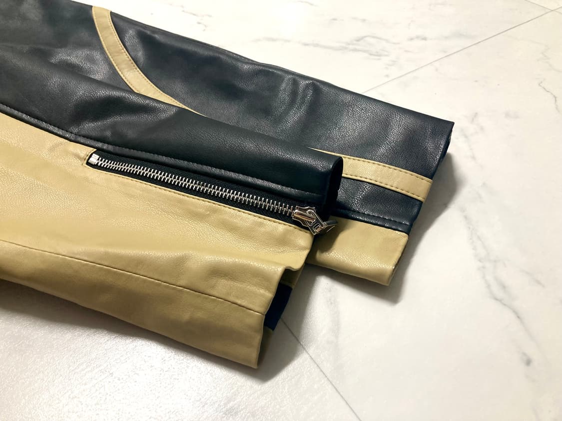 더 포르타 23fw 콘트라베이스 레더 자켓 100-105 상품이미지9