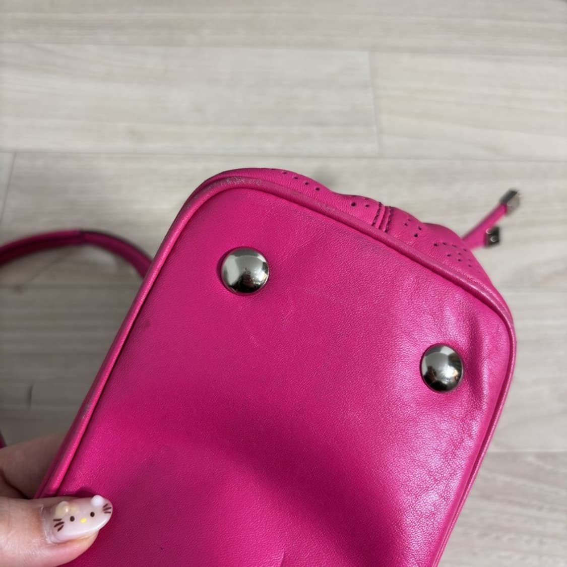 코치 빈티지 핑크 숄더백 토트백 C06335 상품이미지8