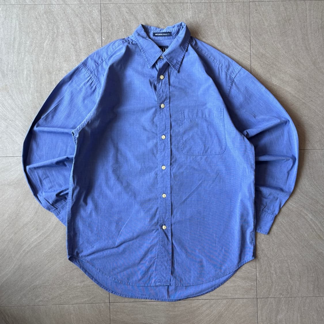 90년대 갭 딥 블루 긴팔 셔츠 상품이미지1