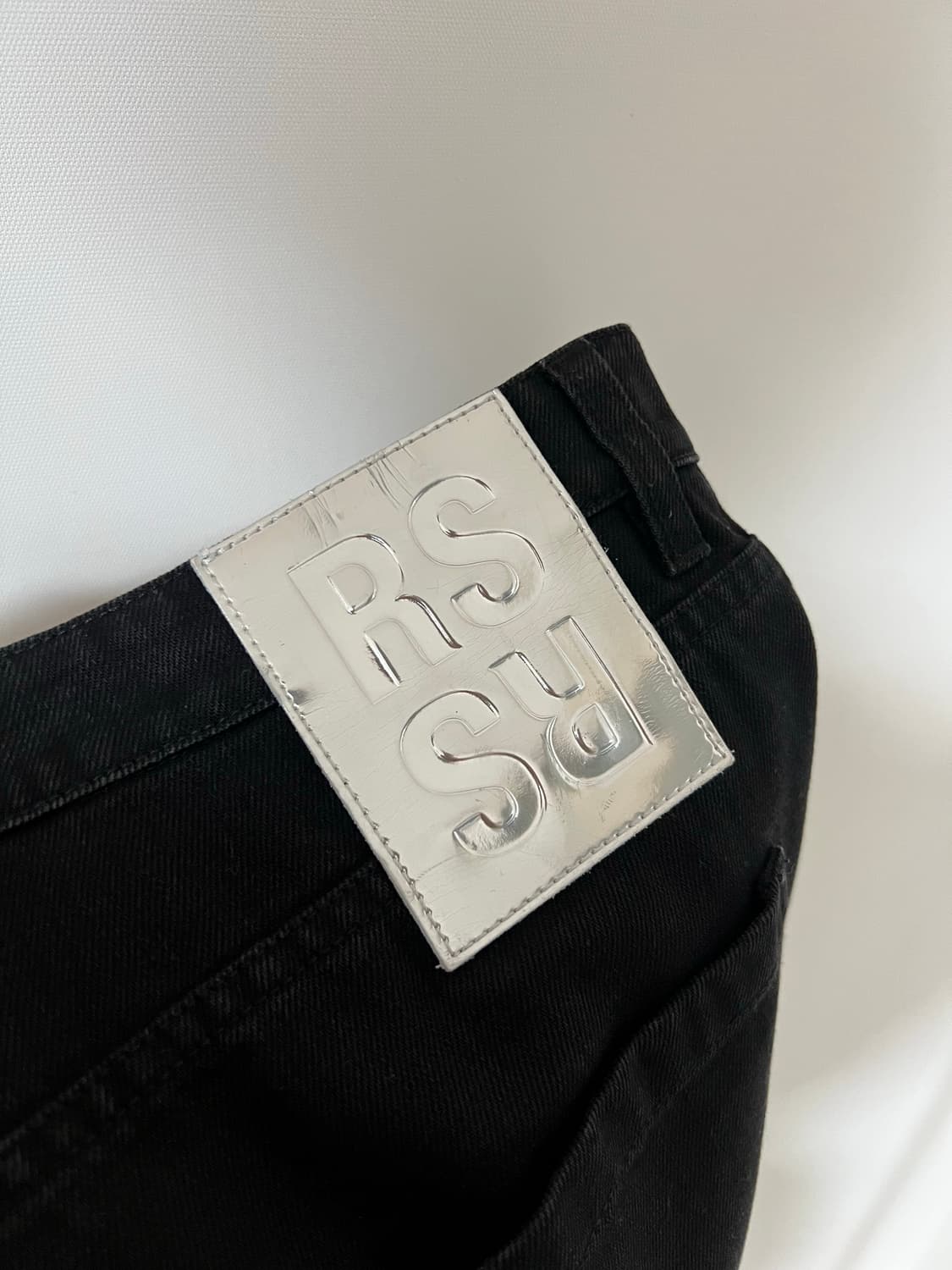 RAF SIMONS classic fit black jeans 상품이미지3
