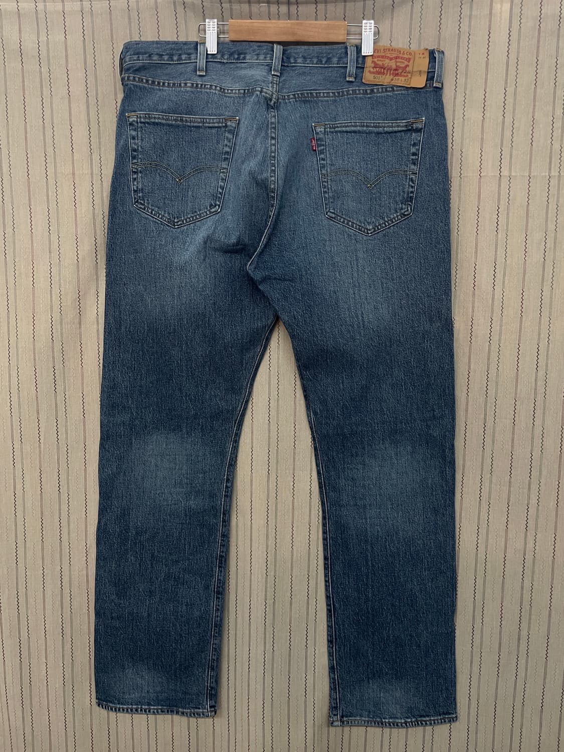 [38] Levis 리바이스 501 38사이즈 워싱 데님 청바지 진 상품이미지2