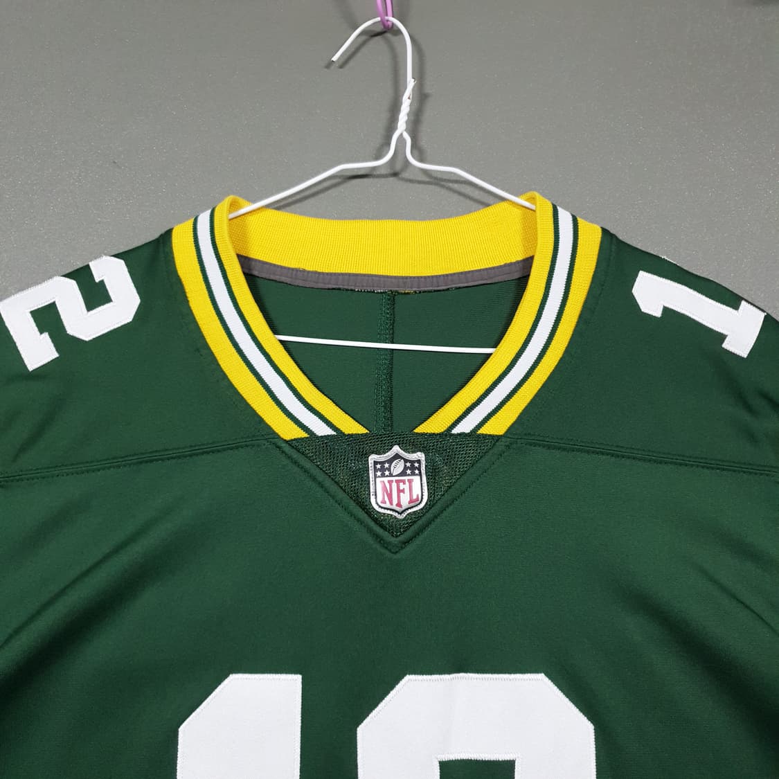 나이키 X NFL 그린베이 패커스 애런 로저스 반팔 럭비 져지 블록코어 상품이미지3