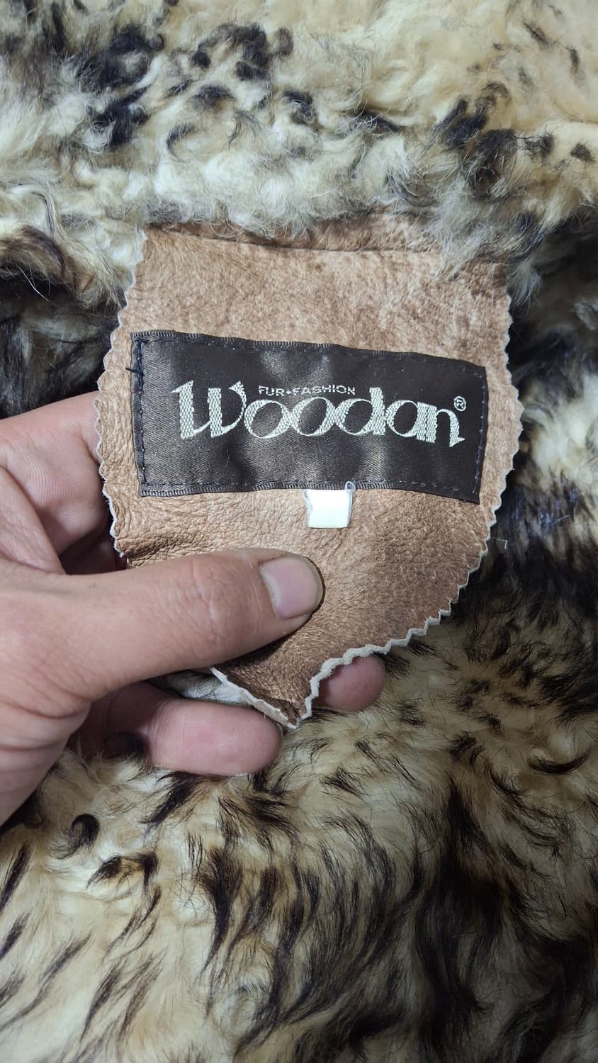 WOODAN 양털 무스탕 리얼레더 퍼 무스탕 빈티지 가죽코트 상품이미지8