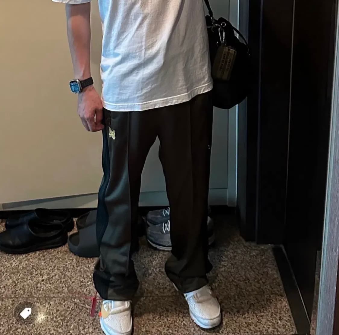 S) 니들스 x 로프트맨 트랙팬츠 폴리 스무스 올리브 상품이미지2