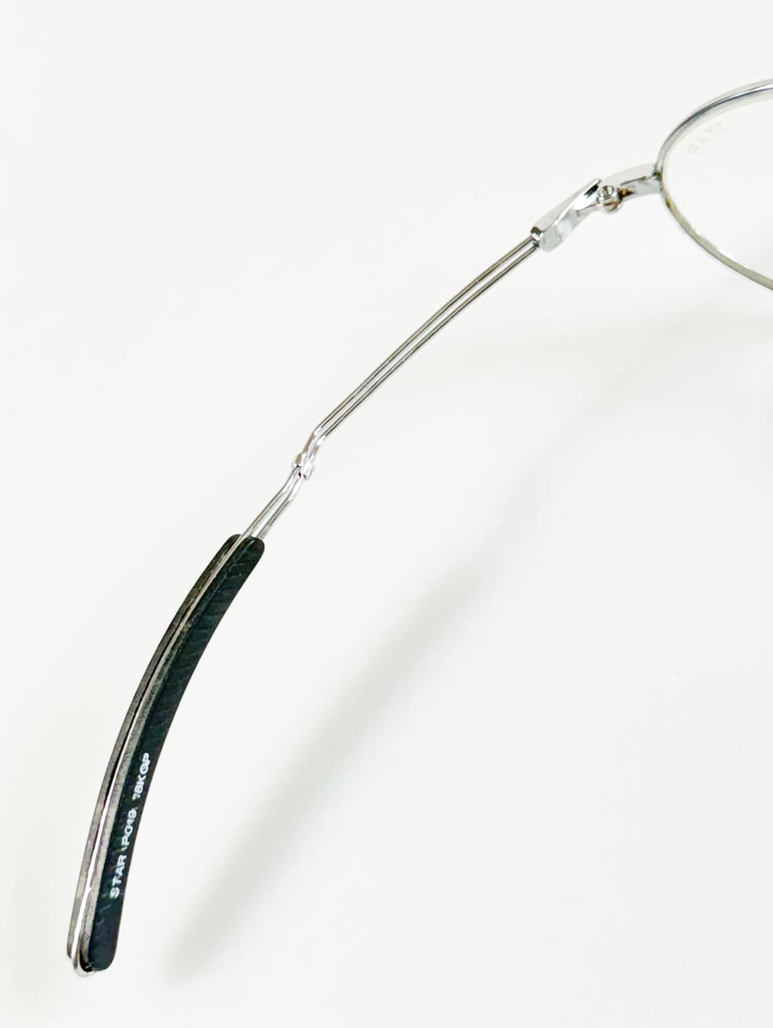 90s STAR 실버 슬림 오벌 프레임 빈티지 안경 상품이미지8