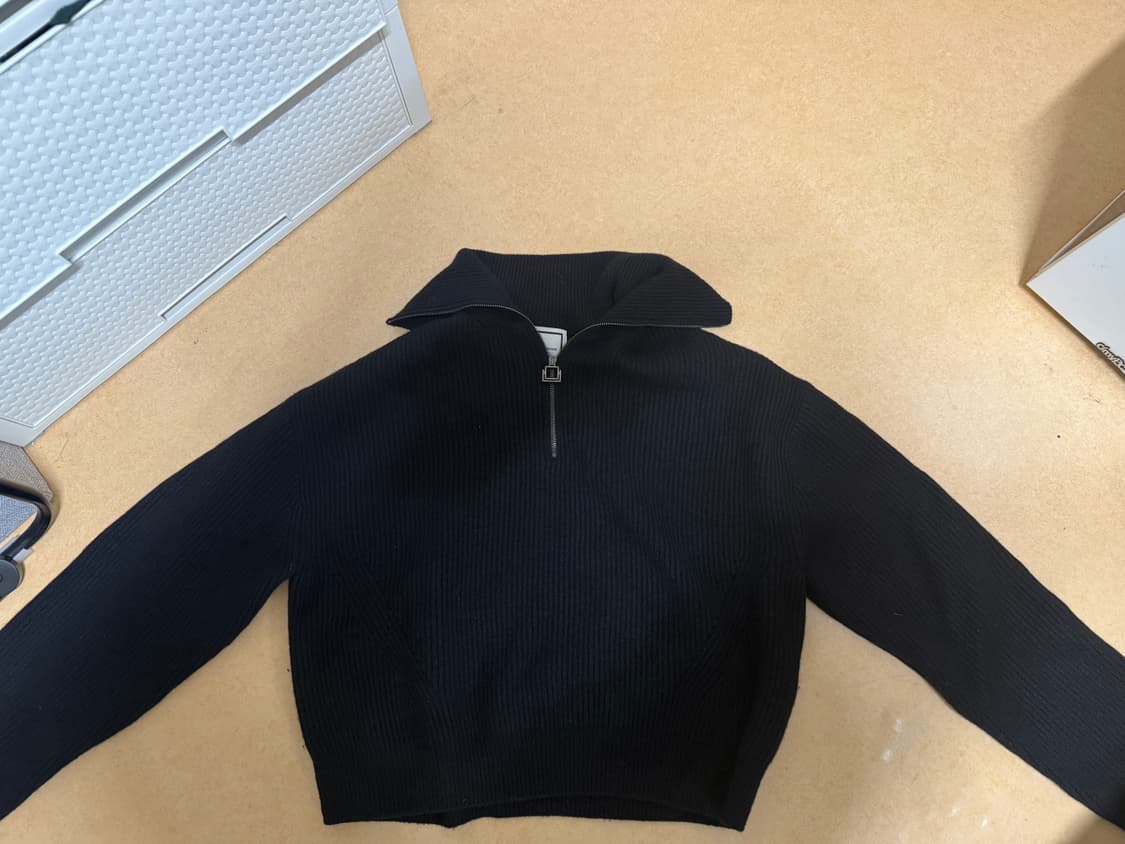 우영미 크롭 니트 상품이미지1