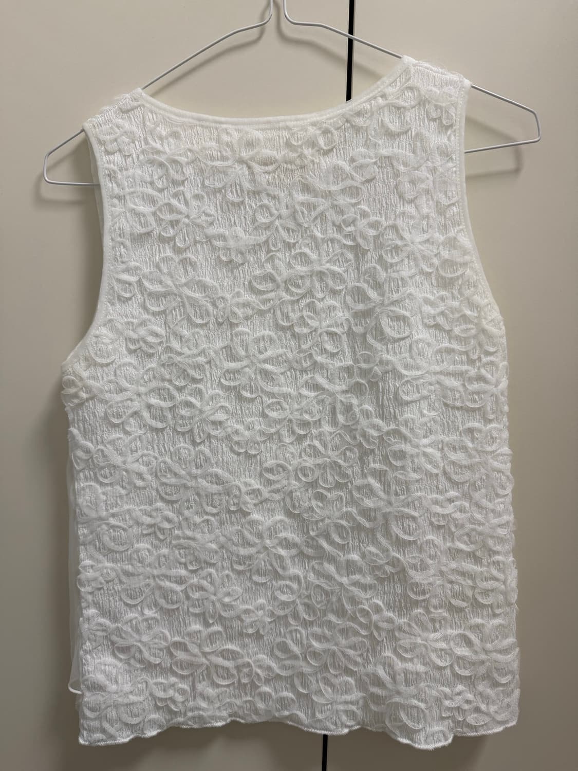 타입서비스 Dual Fabric Layered Ruffled Top 상품이미지4