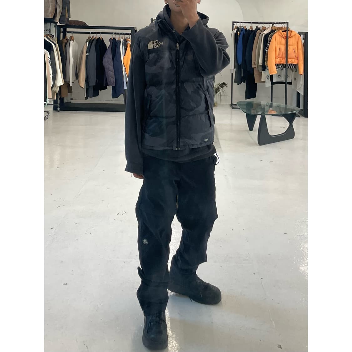 thenorthface 눕시 700 카모플라주 베스트 상품이미지2