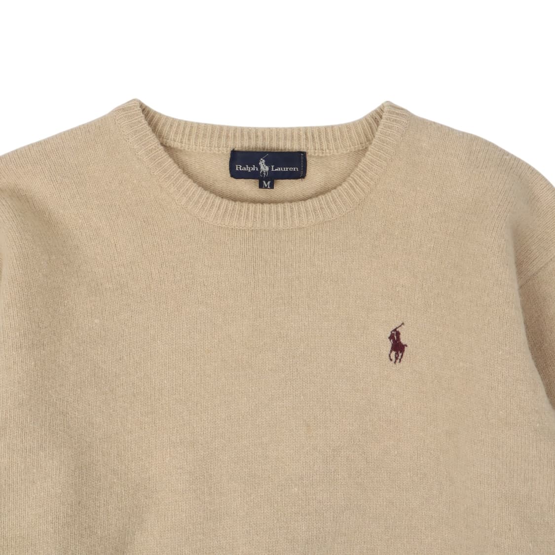 80s 폴로 랄프로렌 베이지 울 니트 상품이미지2