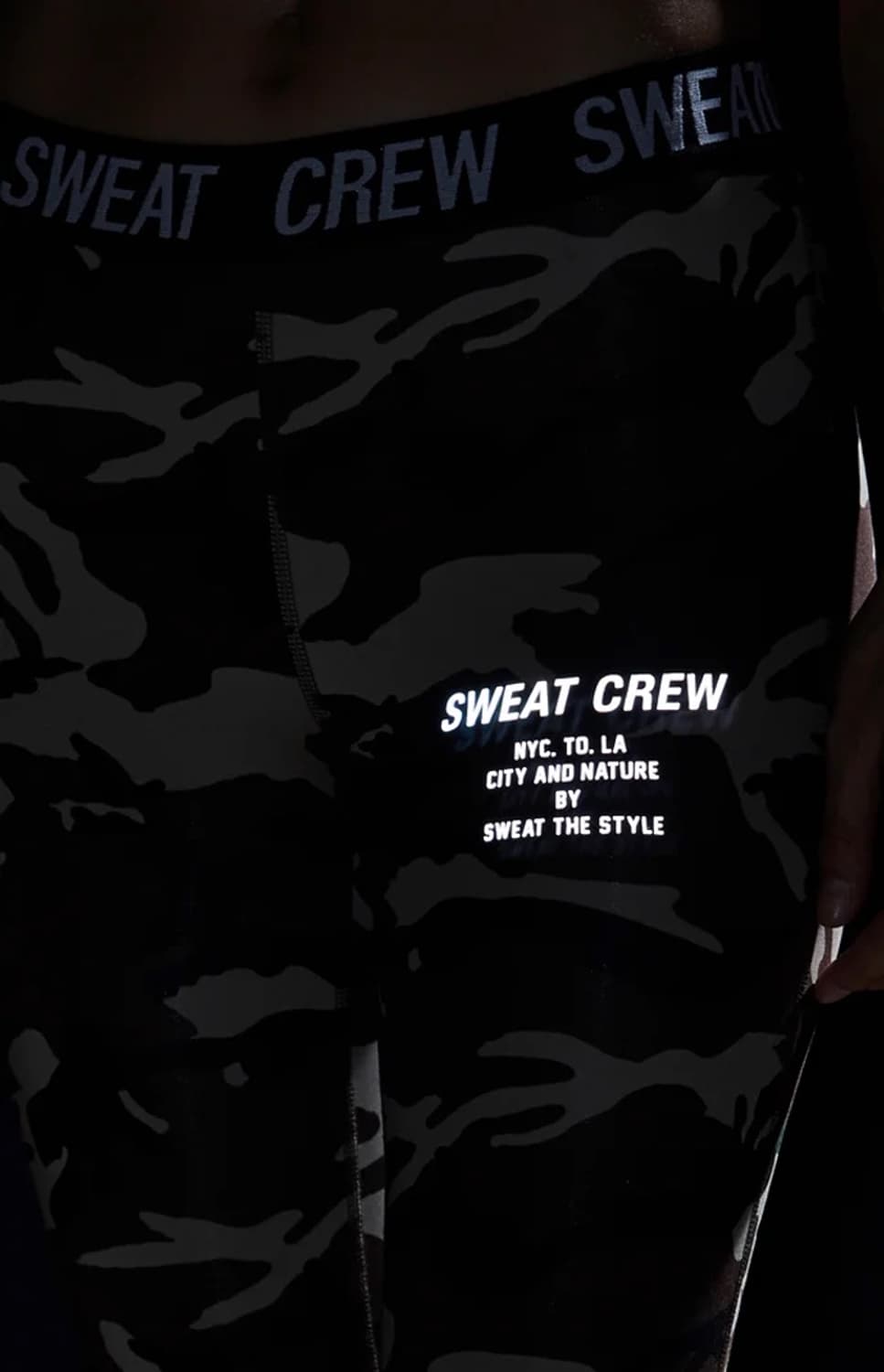 아드리안 호 Sweat Crew 카모 레깅스 상품이미지8