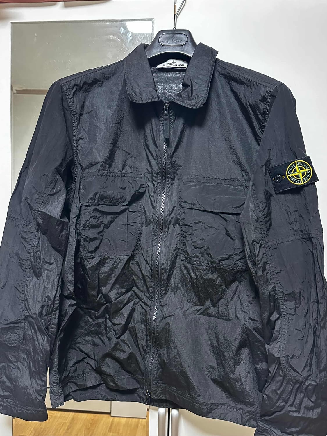 스톤아일랜드 나일론메탈 오버셔츠 L 상품이미지1