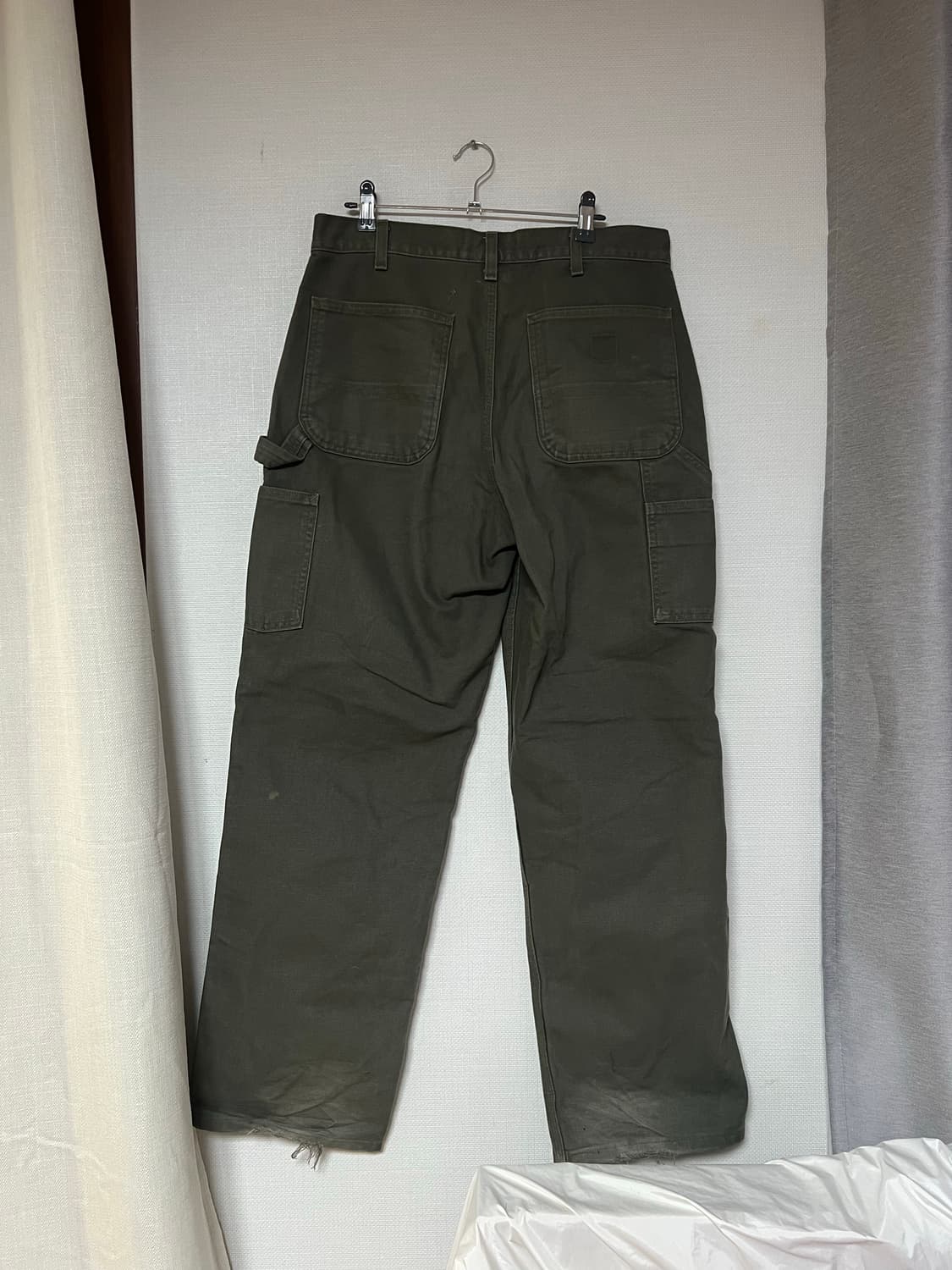 칼하트 싱글니 팬츠 모스그린 상품이미지2