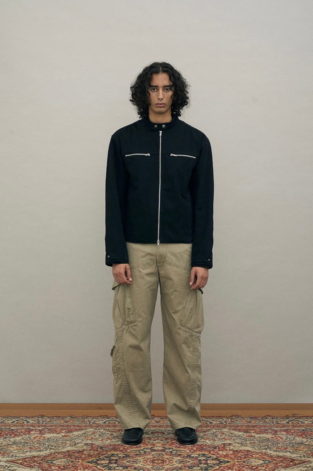 파르티멘토 빈티지워싱 패널드 카고팬츠 베이지 상품이미지1