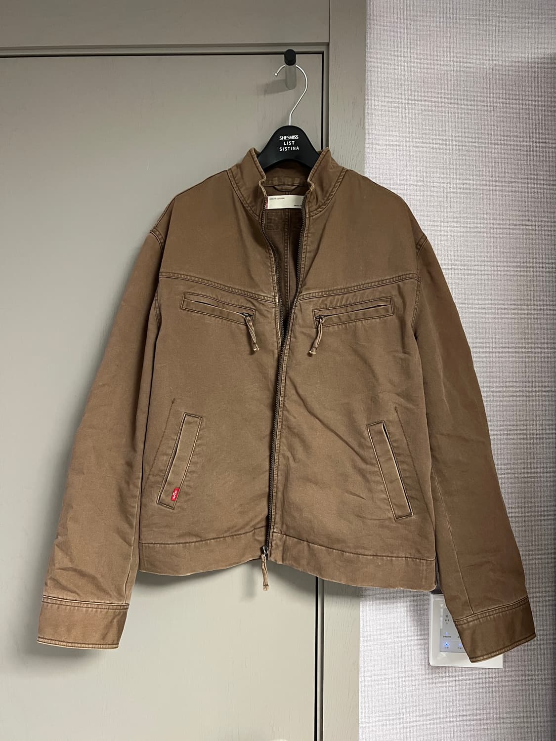 Levis 리바이스 워시드 코튼 워크 자켓 105 상품이미지1