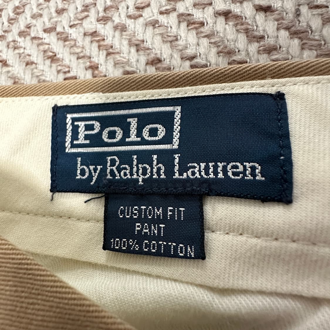 POLO RALPH LAUREN cotton pants beige 상품이미지4