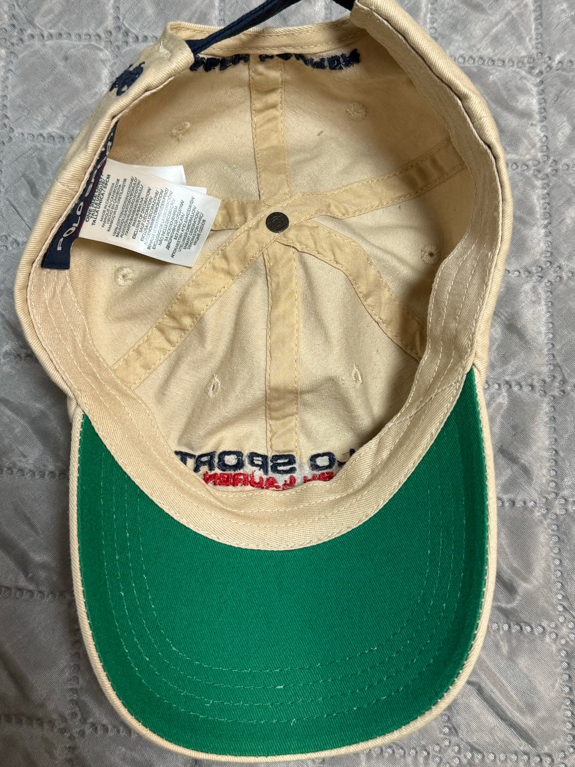 폴로 스포츠 베이지 볼캡 상품이미지3