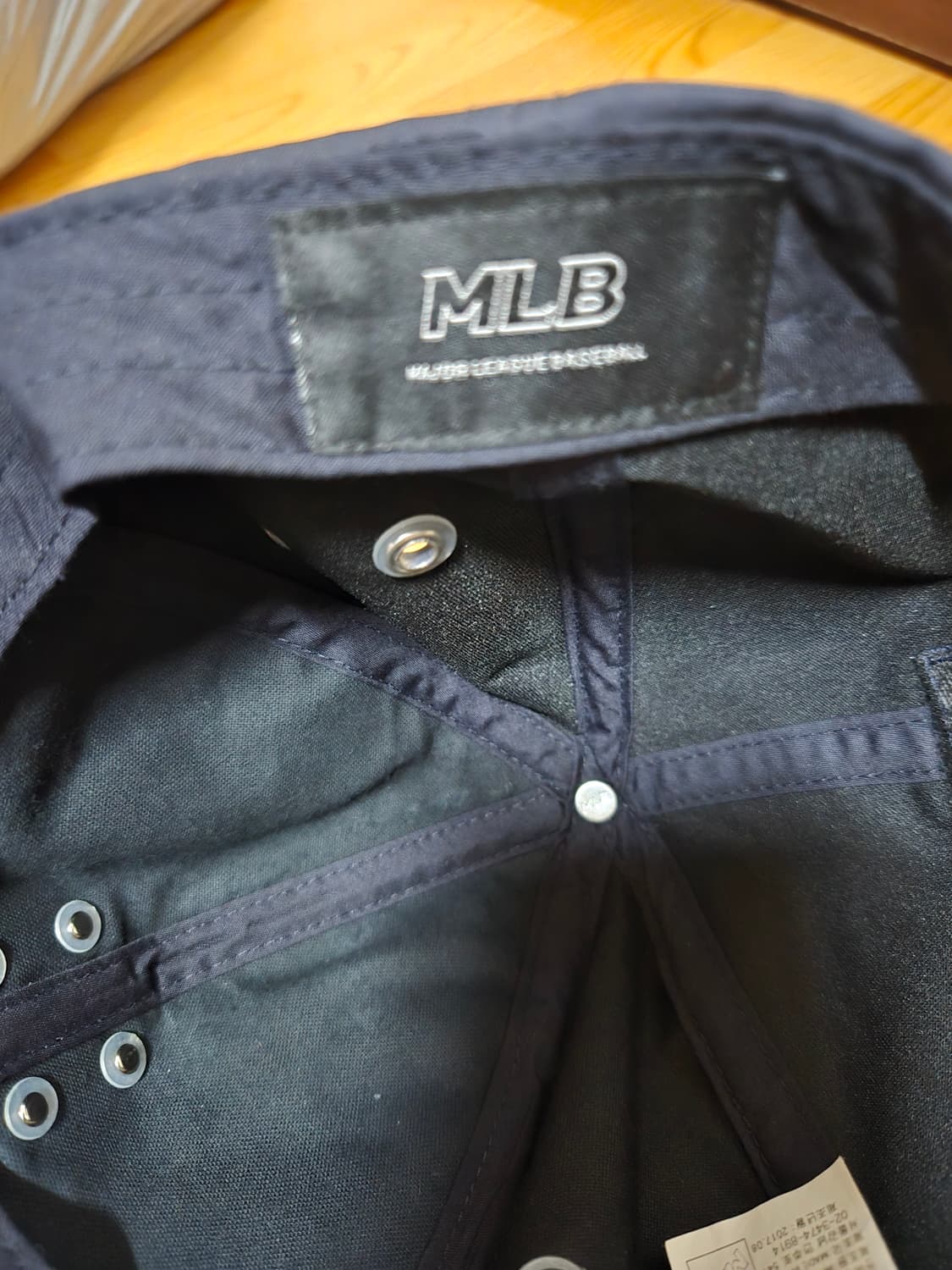 MLB 뉴욕양키스 블랙 라일론 볼캡모자 상품이미지6
