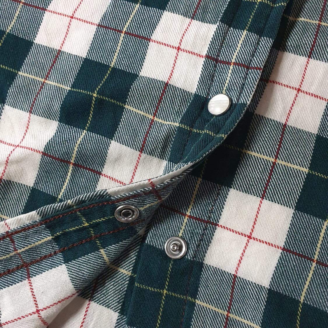 폴로 여성 웨스턴 체크 셔츠 S 상품이미지6