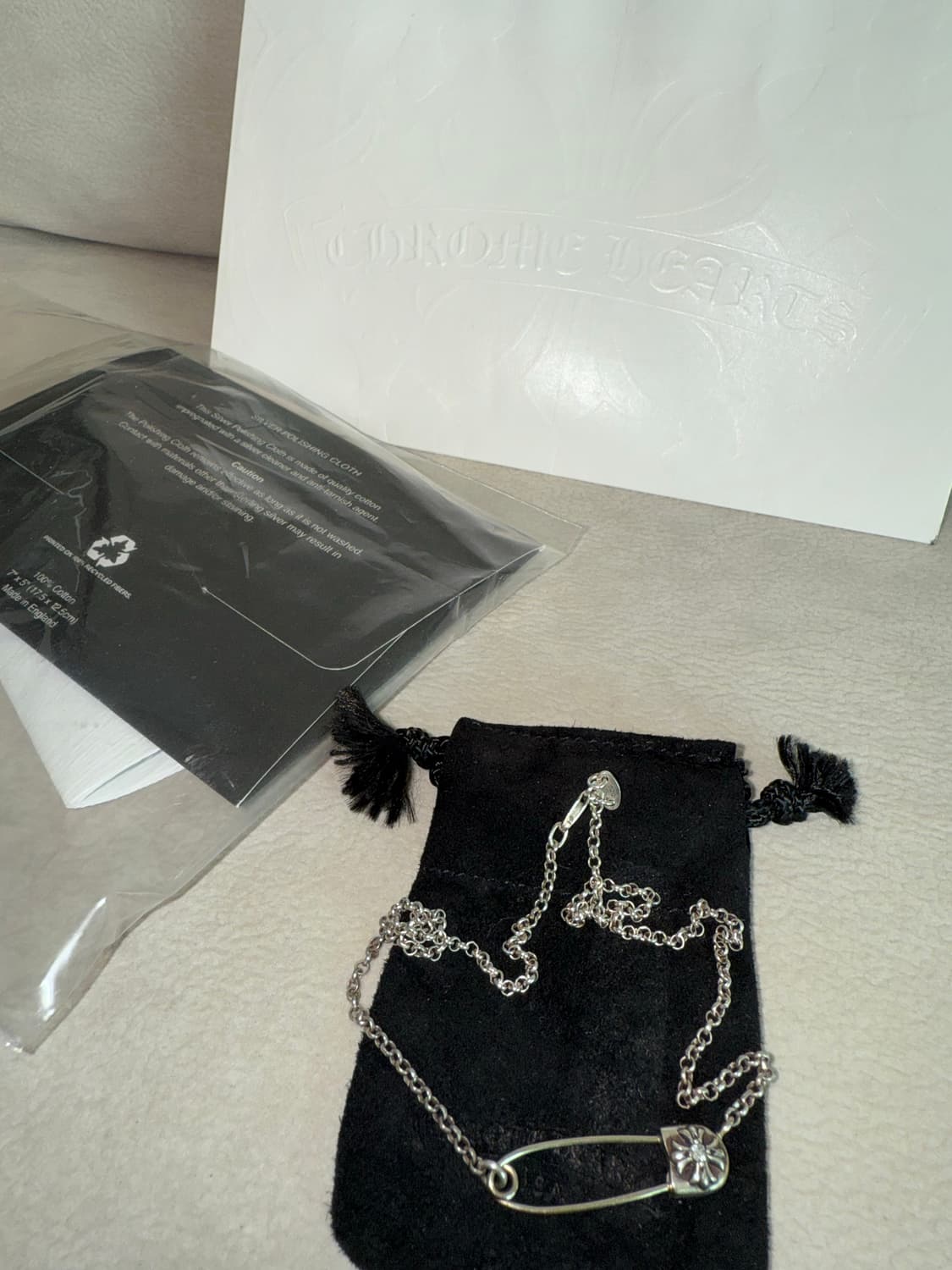 크롬하츠 세이프티핀 원다이아 16인치 목걸이 상품이미지1