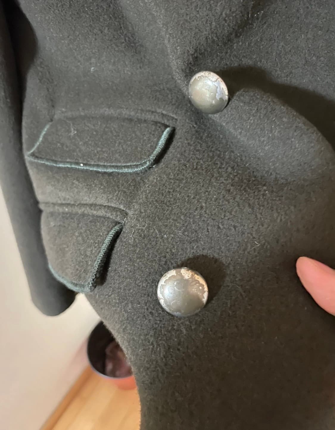 쇼엔텔 캄파넬라 카키 더블코트 52 상품이미지5